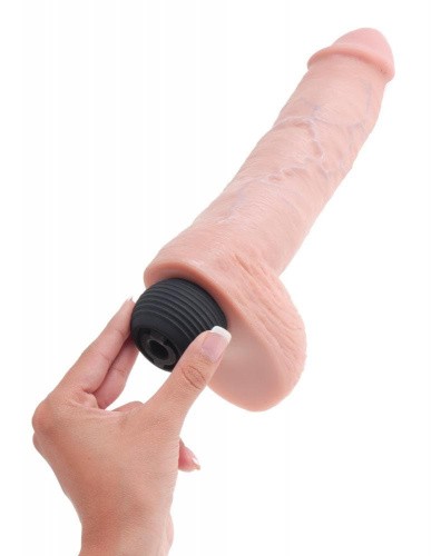 Фаллоимитатор с эякуляцией King Cock Squirting 8", 15,9х5 см