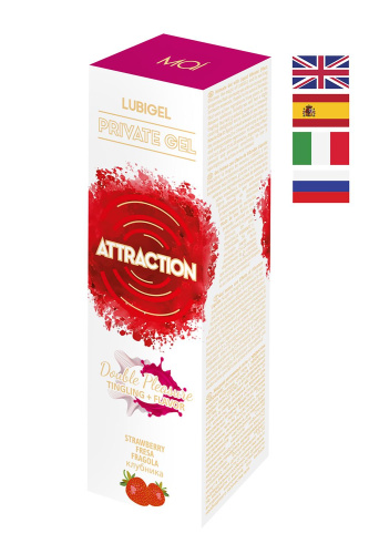 Жидкий вибратор MAI Lubigel Red Fruits, 30мл. (клубника)