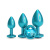 Набор анальных пробок NS Novelties Rear Assets - Trainer Kit - Iridescent Teal Набор анальных пробок NS Novelties Rear Assets - Trainer Kit - Iridescent Teal