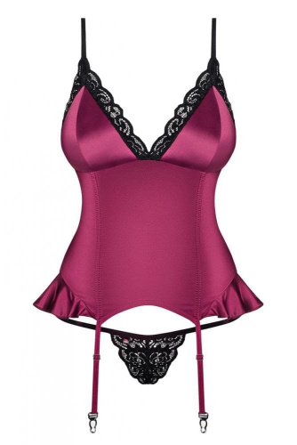 Комплект Obsessive 845-COR-5 corset  (S/M)