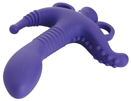 3 Way Vibrating Silicone Stimulator - стимулятор 17.7х3.3 см.