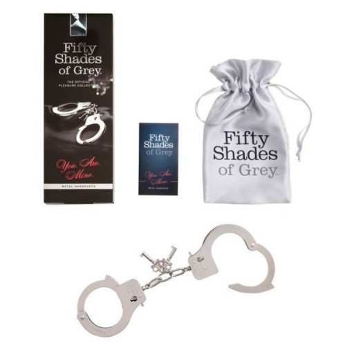 Fifty Shades of Grey You. Are. Mine. - металлические наручники для страстного секса, 26.7см