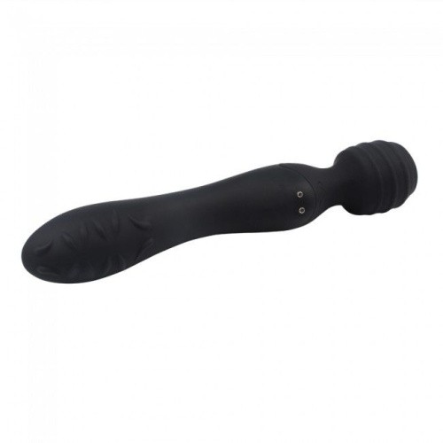 Love To Love Twist Black - вибромассажер 2 в 1, 22х4 см (чёрный)