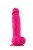 Цветной фаллоимитатор на присоске Coloursoft Soft Dildo, 13х4 см (розовый)