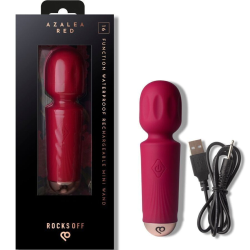 Вибромассажер Rocks Off Mini Wand Azalea Red