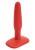 Doc Johnson Butt Plug Non-Skid Slim Small - Анальная пробка, 7х1,7 см (красный) Doc Johnson Butt Plug Non-Skid Slim Small - Анальная пробка, 7х1,7 см (красный)