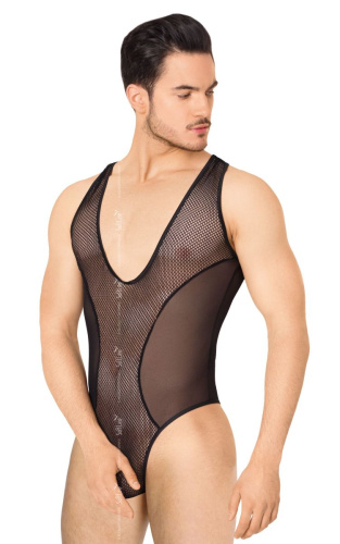 SoftLine Body 4609 - Мужское боди, M/L (чёрный)