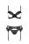 Комплект Passion KERRIA SET WITH OPEN BRA black, L/XL