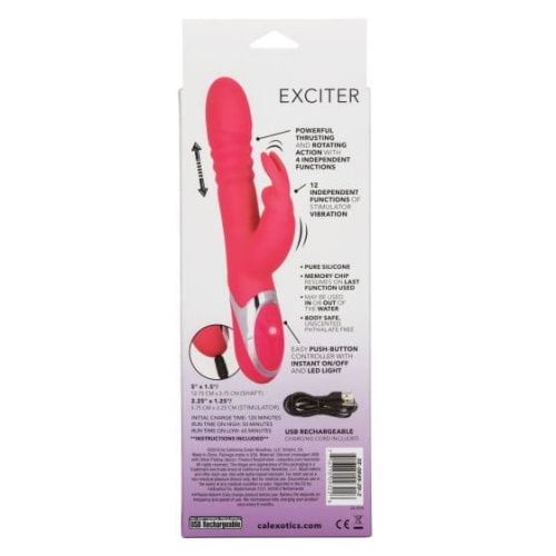 CalExotic Enchanted Exciter - вибратор кролик, 12.8х3.8 см