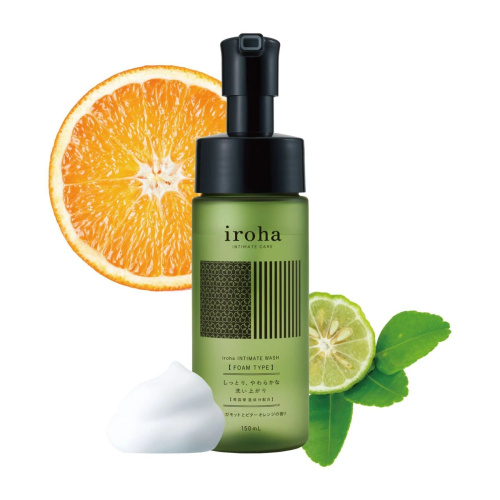 Піна для інтимного догляду Iroha Intimate Wash Foam Type Bergamot and Bitter Orange, 150 мл - купити в Україні | Секс шоп SEX-SHOP.ua