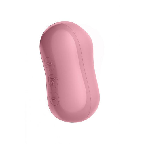 Satisfyer Cotton Candy Light Red - Милый вакуумный стимулятор, 8.6х4.2 см (розовый)