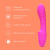 So Divine - Pash Ribbed G-spot Vibrator - Ребристый вибратор для точки G, 12.5х3.4 см (розовый)
