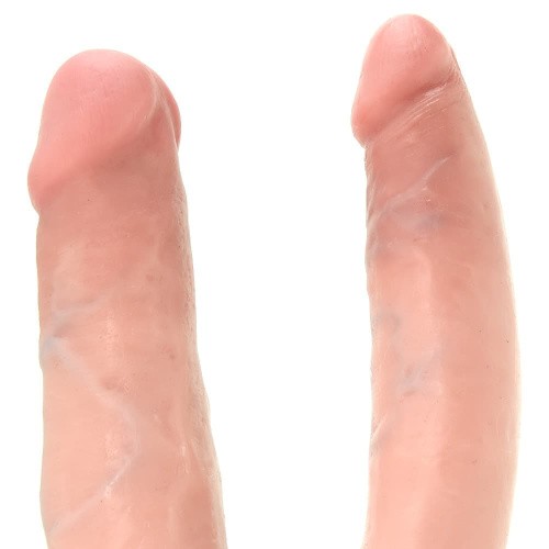 Pipedream Cock U-shape Double Trouble M - двойной фаллоимитатор, 34х3,3 см (цвет загара)