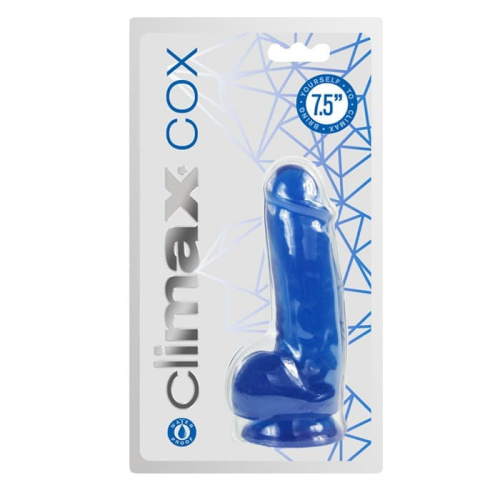 Фаллоимитатор Climax Cox 7.5" Colossal Cock Bawdy Blue, 13,3х5 см