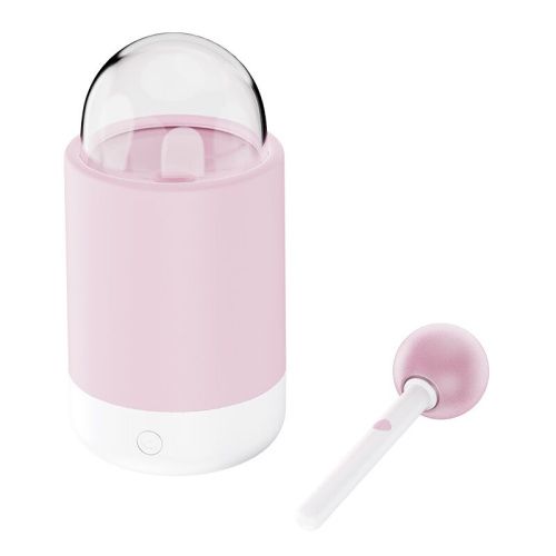 Вибратор-конфетка на палочке KISSTOY Pink Pop, зарядный кейс-ночник, 