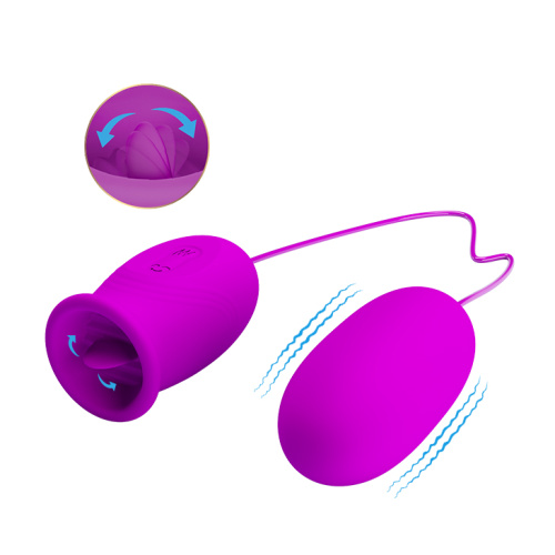 Pretty Love Daisy Licking Vibrator Purple - Виброяйцо, 7,3 см (фиолетовый)