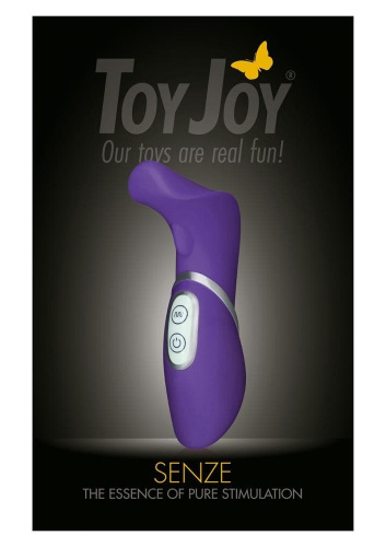 Стимулятор клитора Senze Vibrating Stimulator, 13х4 см (розовый)