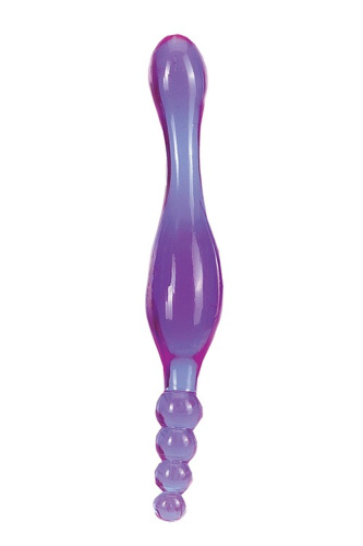 Seven Creations Smoothy Prober - Двухсторонний анальный стимулятор, 19х3 см