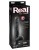 Pipedream Real Feel Deluxe №7 - Чрезвычайно реалистичный вибратор из киберкожи с присоской, 20х5.1 см (черный)