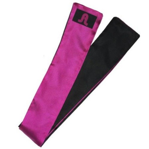 Adrien Lastic Satin Sash - Сатинова пов'язка на очі (чорна з рожевим) - купити в Києві, Україні