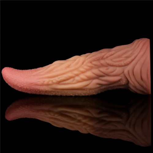 Фаллоимитатор Dual-Layered Silicone Tongue 10", 25 см