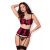 Obsessive 861-SEG-5 set - эротический комплект с поясом для чулок, S/M (вишневый) Obsessive 861-SEG-5 set - эротический комплект с поясом для чулок, S/M (вишневый)