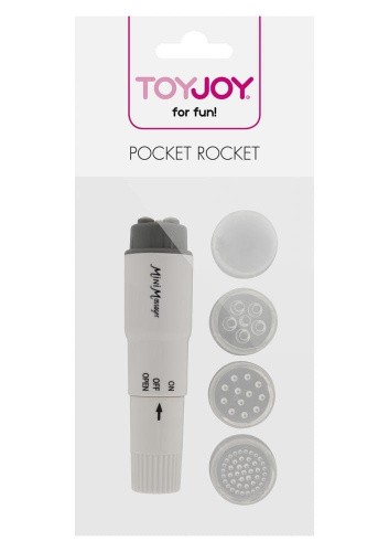 Toy Joy Pocket Rocket - Міні стимулятор (білий) - купити в Києві, Україні