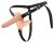 Vibrating Double Strap-On - Двойной страпон с вибропулей и 10 режимами вибрации, 15х3.8 см