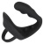 Black Velvets Ring & plug - Стимулятор простаты с эрекционным кольцом, 10,5 см (черный)