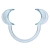 Master Series Cheek Retractor Dental Mouth Gag – розширювач для рота, 11.4 см (блакитний) - купити в Києві, Україні