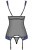Комплект Obsessive 850-COR-6 corset (S/M) Комплект Obsessive 850-COR-6 corset (S/M)