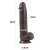 Великий фалоімітатор LoveToy Sliding-Skin Dildo, 23,5 см - купити в Києві, Україні