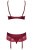 Obsessive Wonderia set - кружевной эротический комплект с поясом для чулок, L/XL (бордовый) Obsessive Wonderia set - кружевной эротический комплект с поясом для чулок, L/XL (бордовый)