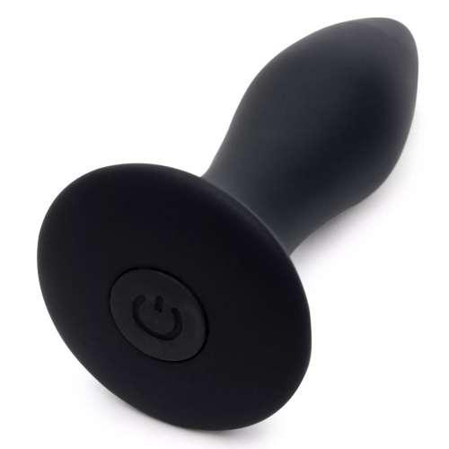 Fifty Shades of Grey Sensation Vibrating Butt Plug - Анальна пробка, 8,5 см (чорний) - купити в Києві, Україні