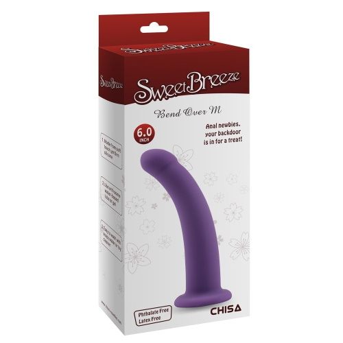Фаллоимитатор на присоске Sweet Breeze Bend Over M, 15 см
