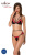 PEONIA SET Passion - Эротический комплект белья, S/M (красный)