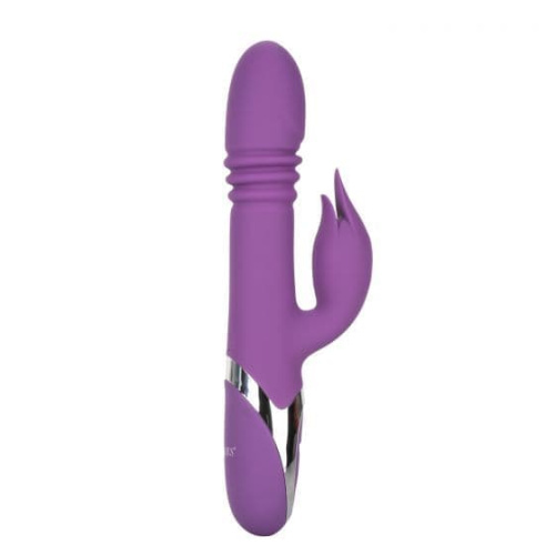 CalExotics Enchanted Kisser - вибратор кролик с толчковыми движениями и вращением, 12.8х3.8 см
