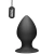 Tom of Finland XL Silicone Anal Plug - Анальная пробка с присоской, 14х7 см, (чёрный)