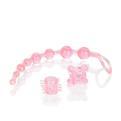 California Exotic Novelties Starter Lover's Kit - Набір стимуляторів з вібрацією (рожевий) - купити в Києві, Україні