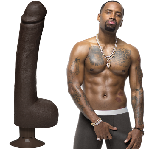 Реалистичный вибратор Doc Johnson Safaree Samuels, 29,8 см