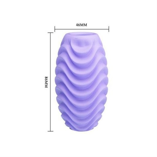 Pretty Love Romantic Double Sided Egg Masturbator - Мастурбатор, 8,6х4.6 см (фиолетовый)