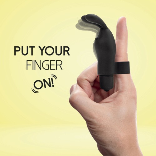 FeelzToys Magic Finger Vibrator - Вибратор на палец, 10х3 см (чёрный)