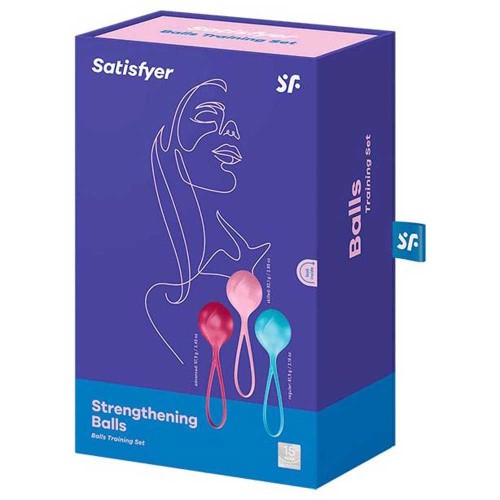 Satisfyer Strengthening Balls набор вагинальных шариков 3шт, 3,8 см