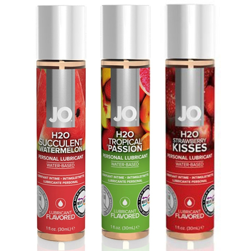 System JO Tri-Me Triple Pack Flavors подарочный набор оральных смазок, 3 х 30 мл