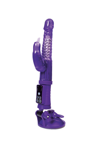 Toyfa A-Toys High-Tech Fantasy вибратор кролик в функцией вращения, 24х2.5 см