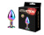 MAI Attraction Toys №73 Rainbow - Металлическая анальная пробка, 8.2х3.5 см MAI Attraction Toys №73 Rainbow - Металлическая анальная пробка, 8.2х3.5 см