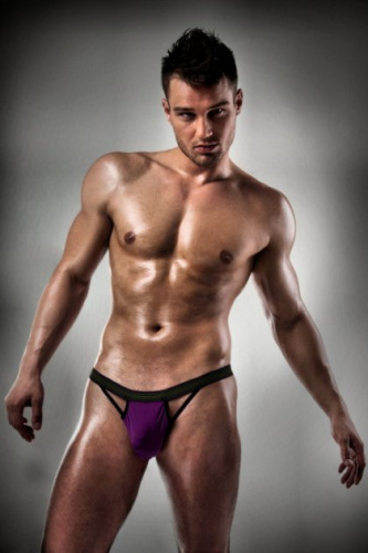 Passion 006 Slip - Мужские трусики слипы, XXL/XXXL (фиолетовые)