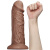 LoveToy Realistic Chubby Vibrating Dildo Brown 10.5 '' - Реалистичный вибратор, 26.6х6.4 см (коричневый)