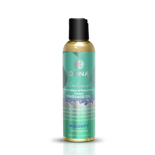 System JO DONA Massage Oil Naugty Singful Spring массажное масло с феромонами и афродизиаками, 110 мл