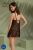 Пеньюар Passion DROSERA CHEMISE black, XXL/XXXL